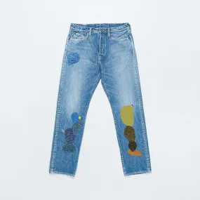 14oz Denim 5P Monkey CISCO (Cactus Embroidery) - Pro