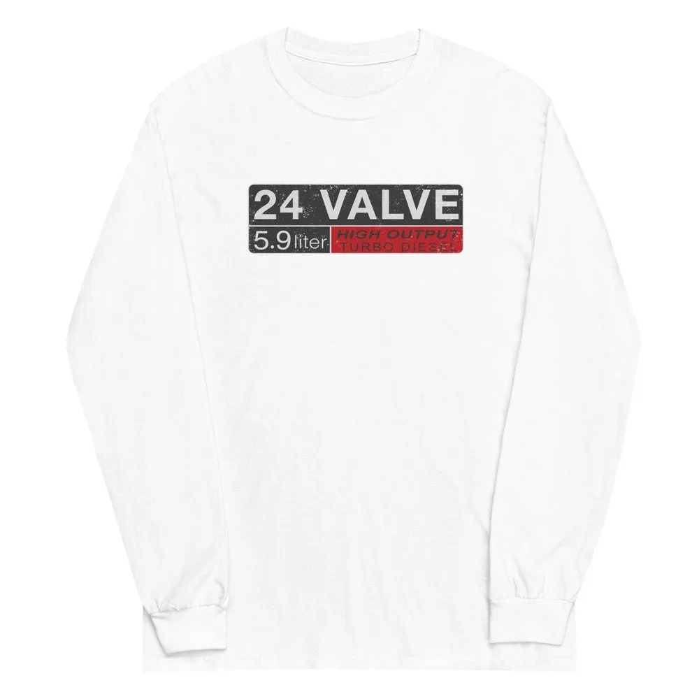 24 Valve 5.9 Diesel Engine Long Sleeve Shirt