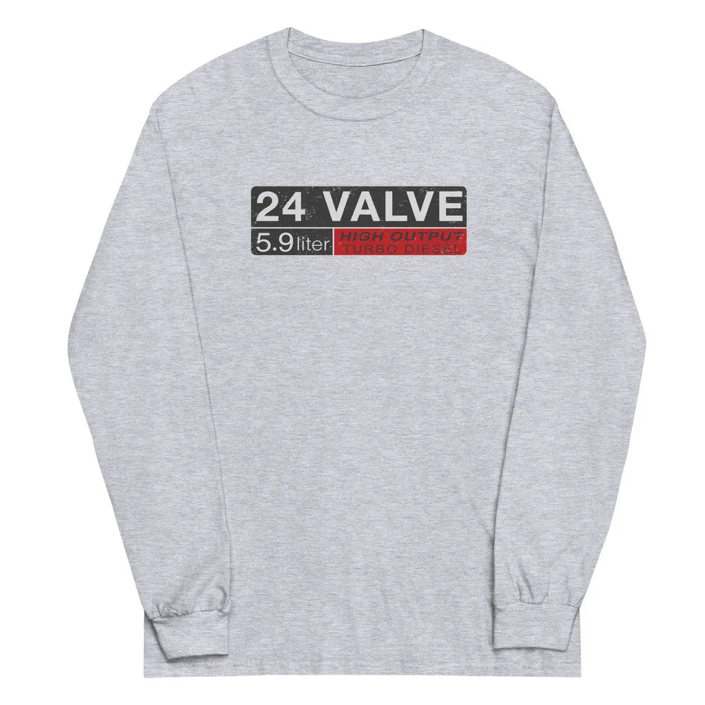 24 Valve 5.9 Diesel Engine Long Sleeve Shirt