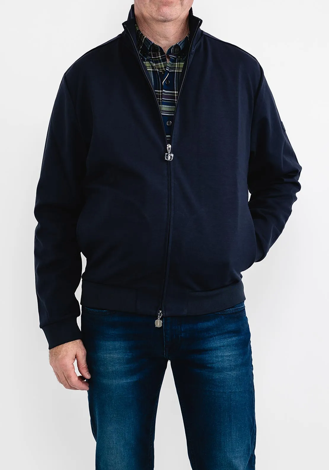 6th Sense Hugo Full Zip Jacket, Sky Captain