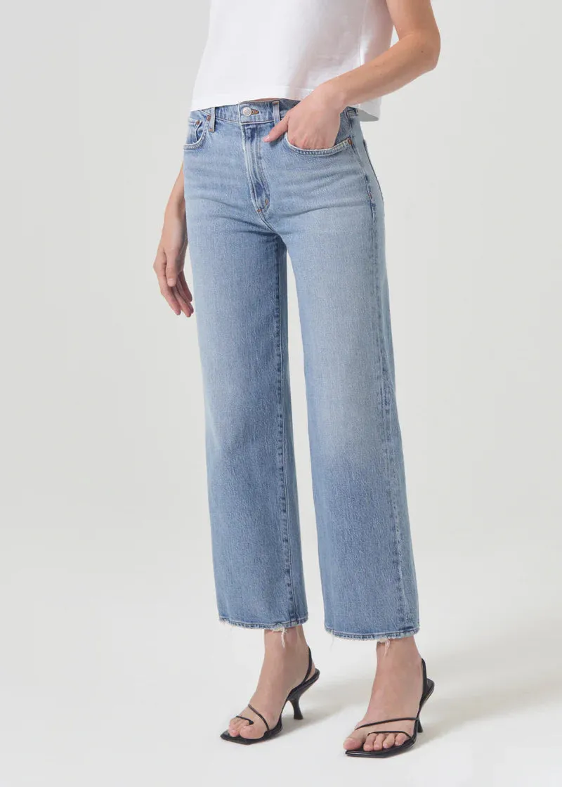 AGOLDE HARPER CROP JEAN IN HASSLE