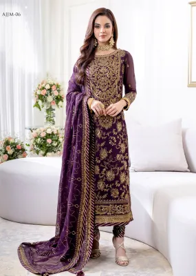 AJJM-06 Unstitched Jhilmil by Asim Jofa