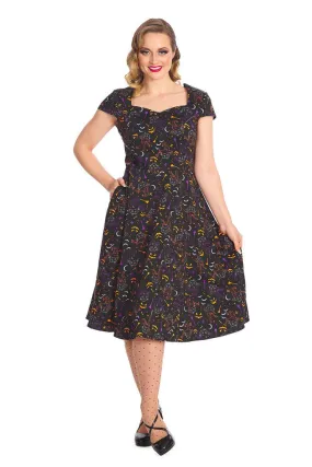 All Hallows Cat Fit & Flare Dress