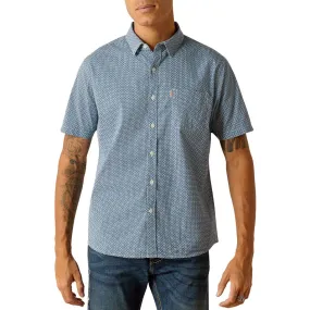 Ariat Men's Miller Stretch Modern Fit Short Sleeve Button-Down Shirt