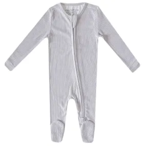 Ash Zip-up Footie 18-24mo