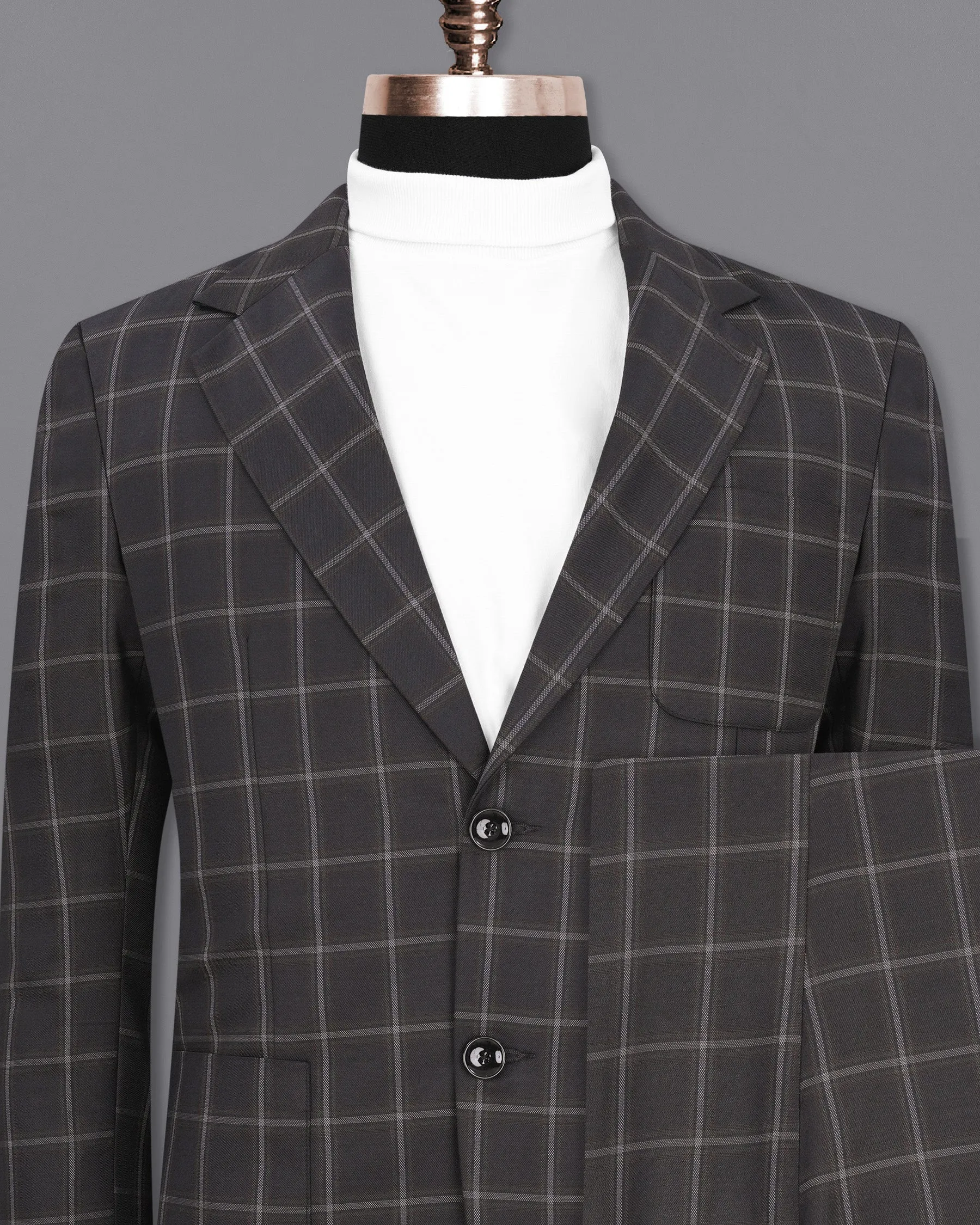 Baltic Sea Windowpane Suit