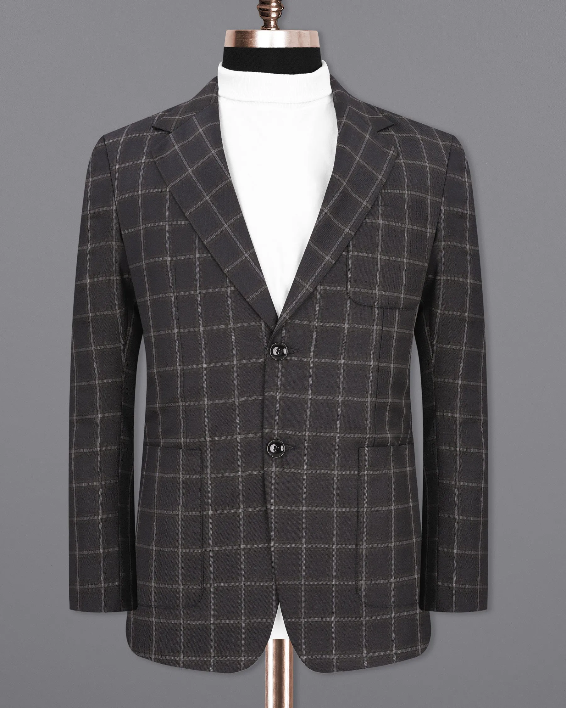 Baltic Sea Windowpane Suit