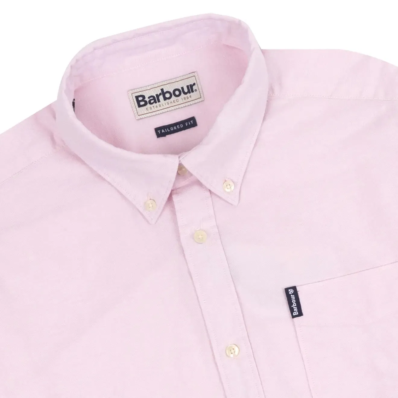 Barbour Oxford L/S Tailored Shirt Pink