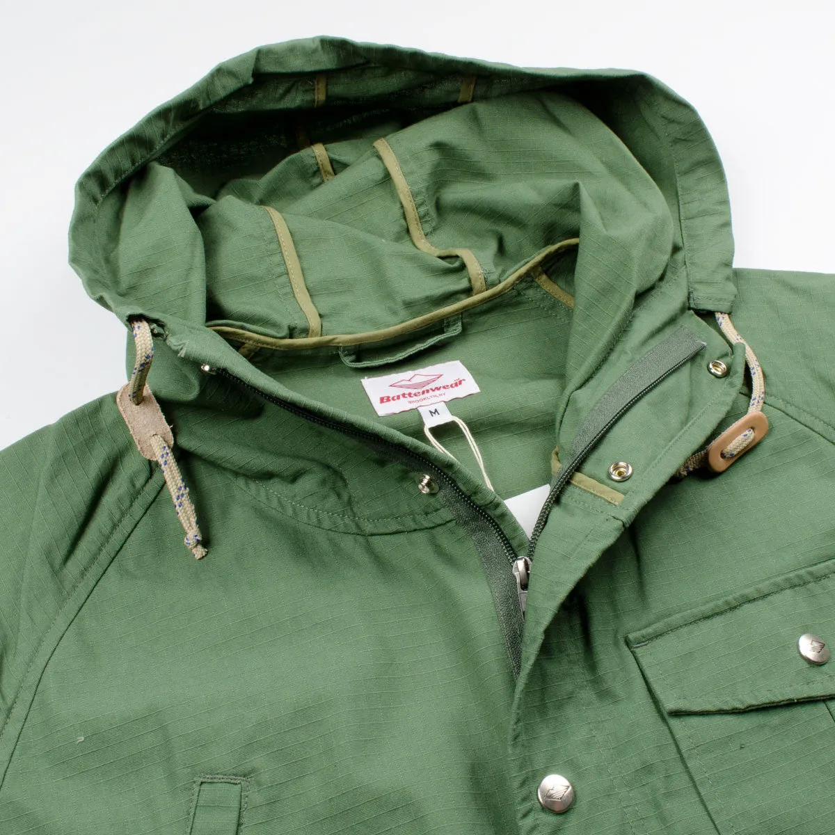 Battenwear - Light Shell Ripstop Parka - Olive Drab