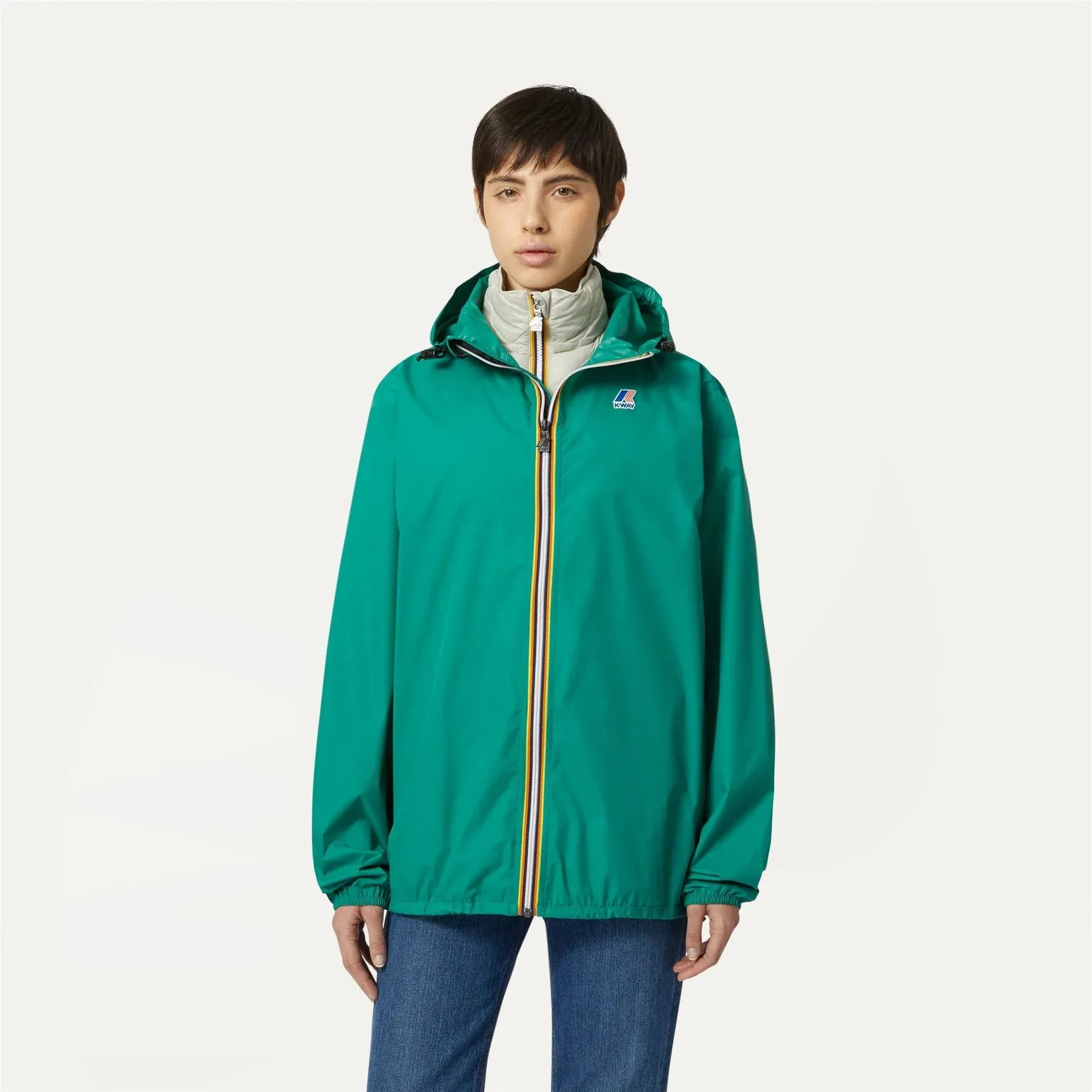 Claude Packable Unisex Rain Jacket (Green)