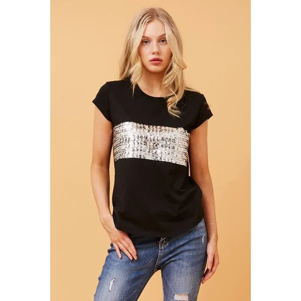 COCO SEQUIN TEE