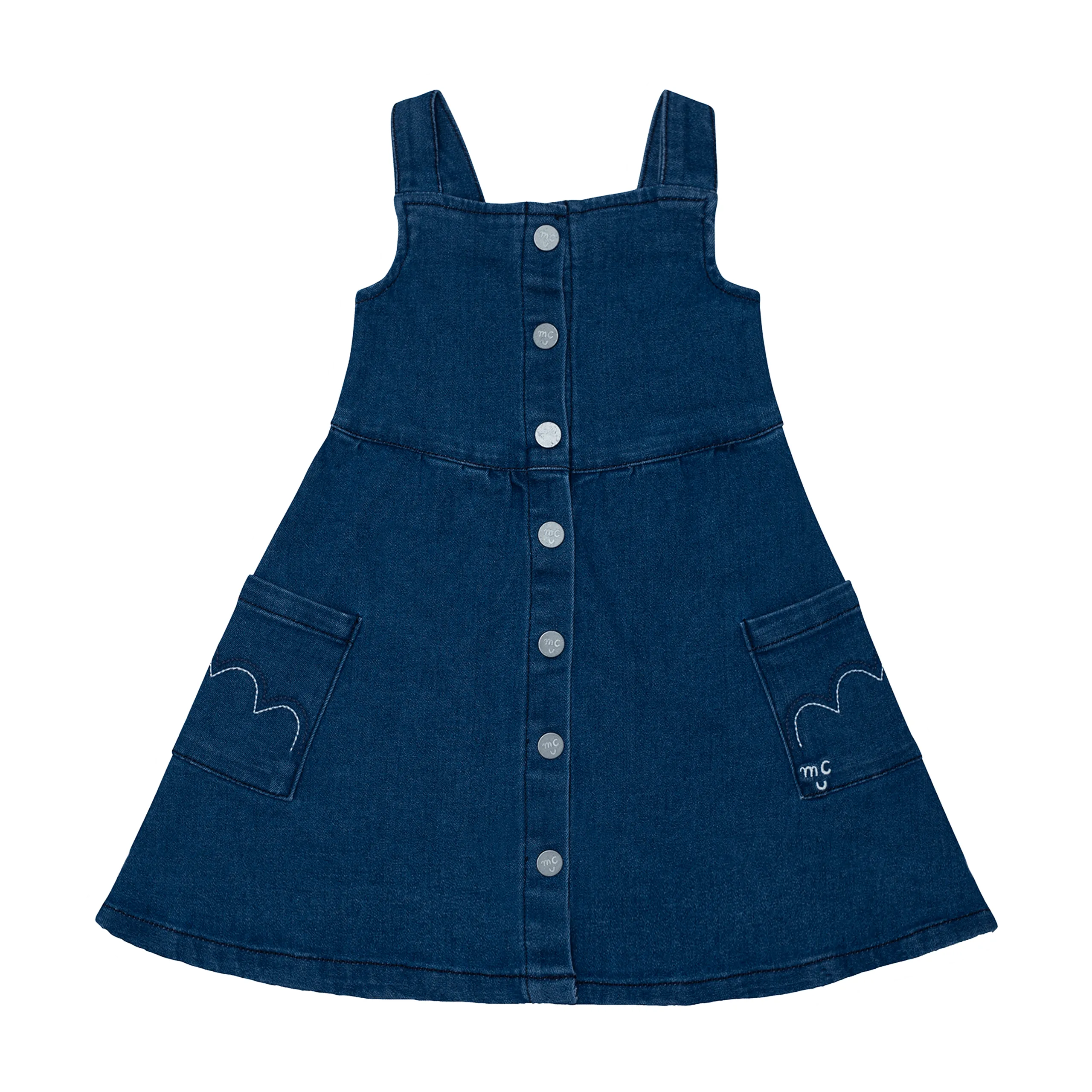 Denim Overall Dress