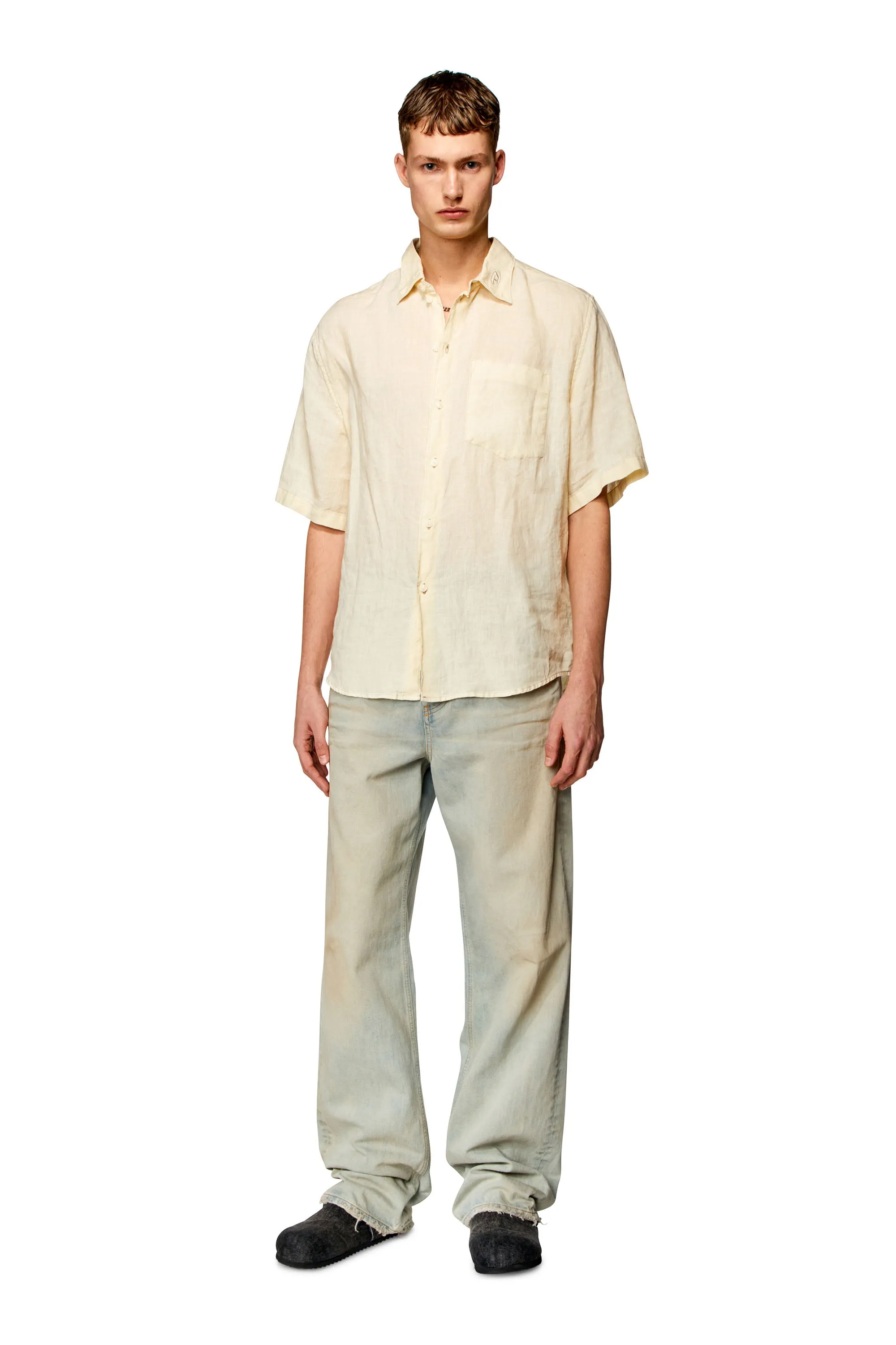 DIESEL Emil S/S Shirt - Beige