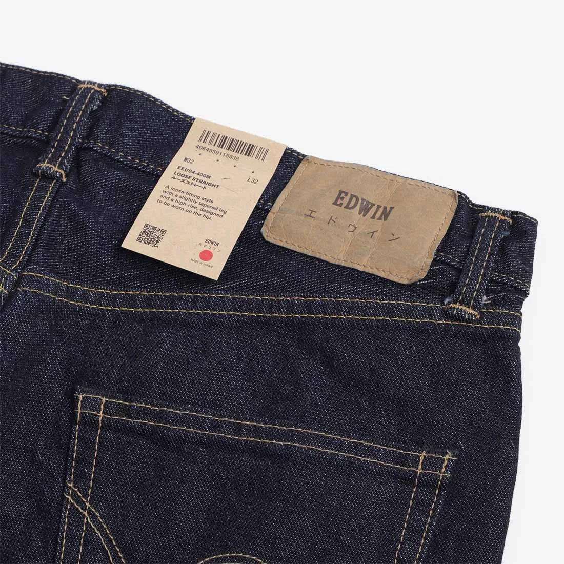 Edwin Loose Straight Kaihara Yoshiko 12.5oz Left Hand Denim Jeans