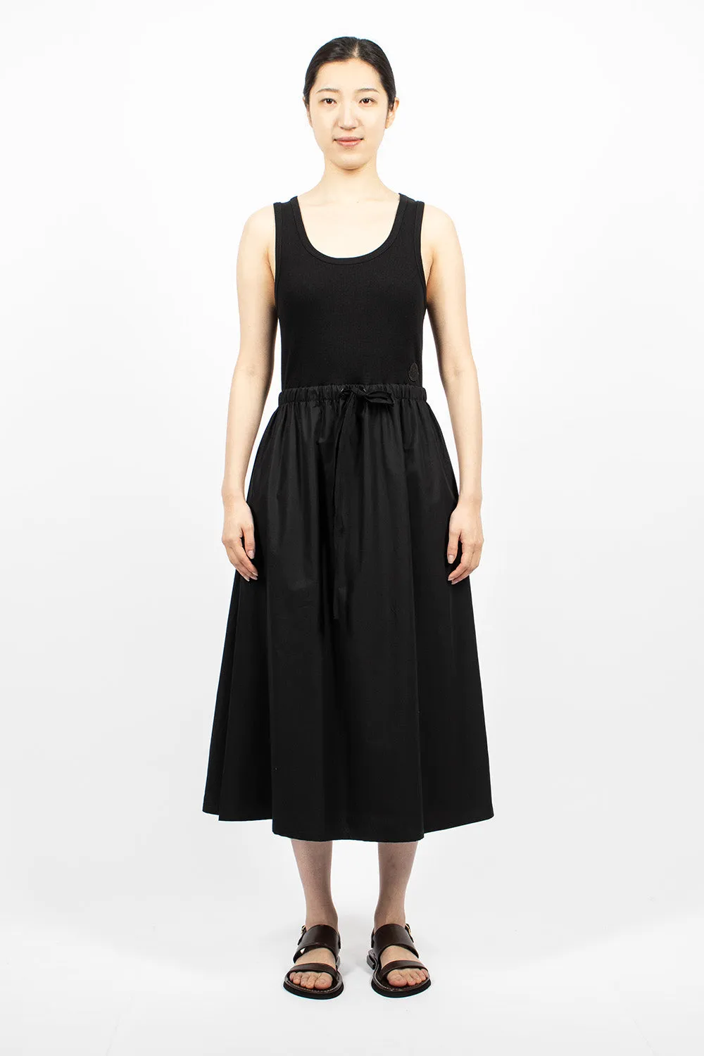 Flare Midi Dress Black