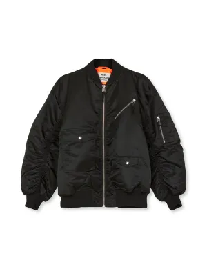 Flight Twill Tommy Jacket, Black