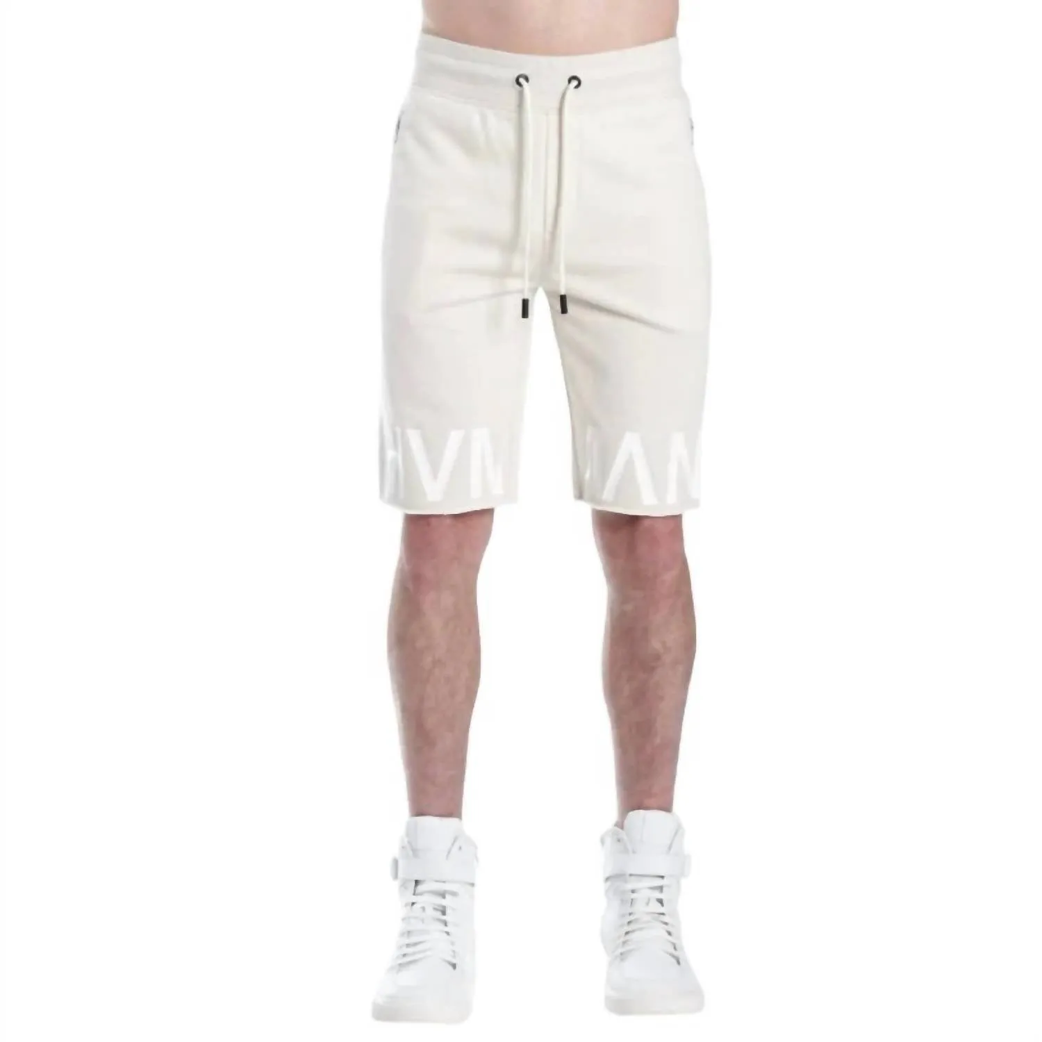 French Terry Sweatshort In Cream