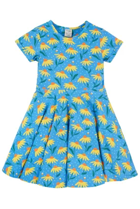 Frugi Echinacea Spring Skater Dress