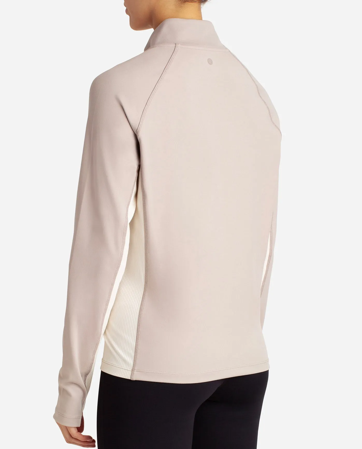 Full-Zip Colorblocked Yoga Jacket