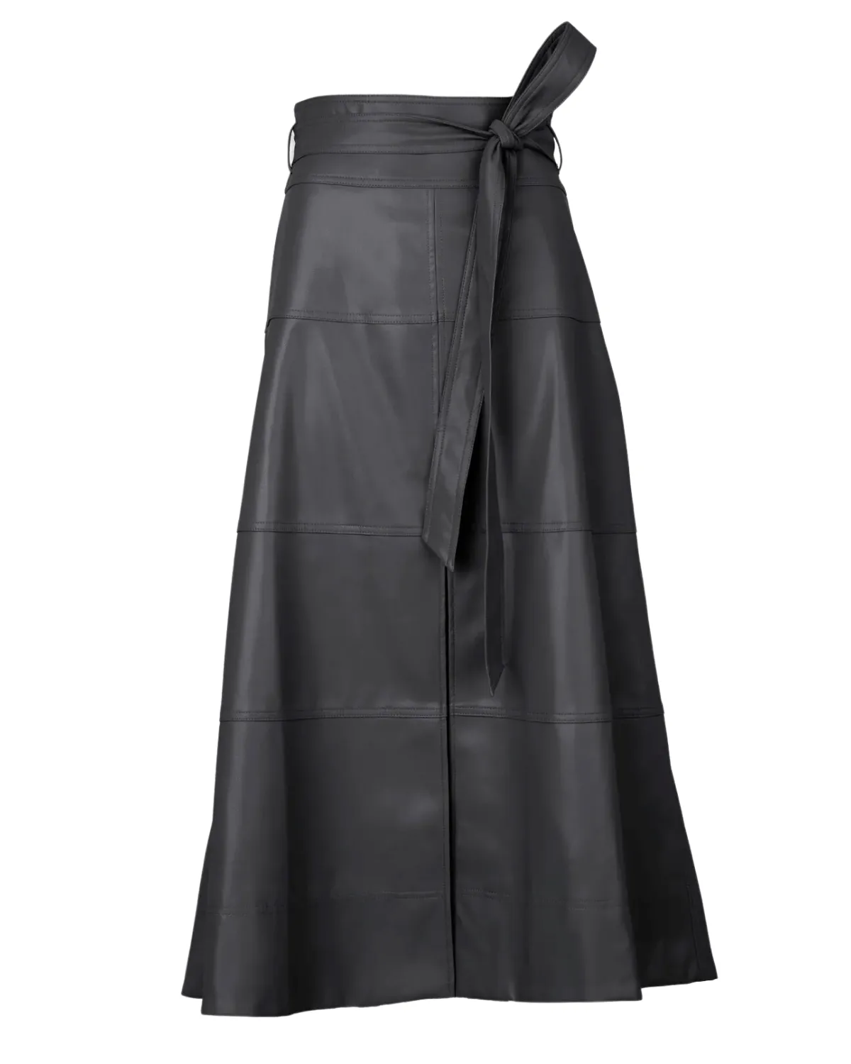 Hudson Skirt (Black Leather)