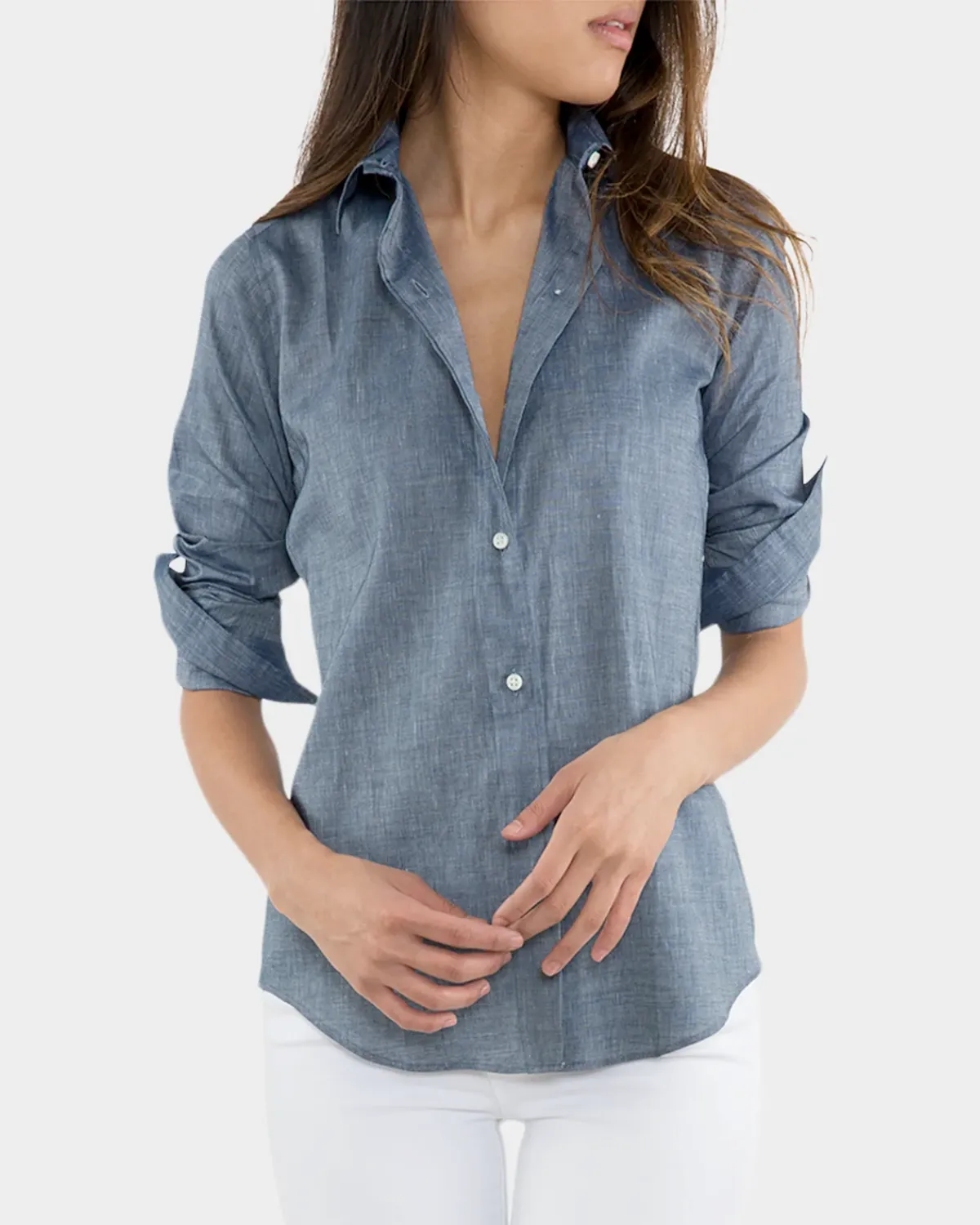 Icon Shirt (Blue Cotolino Chambray)