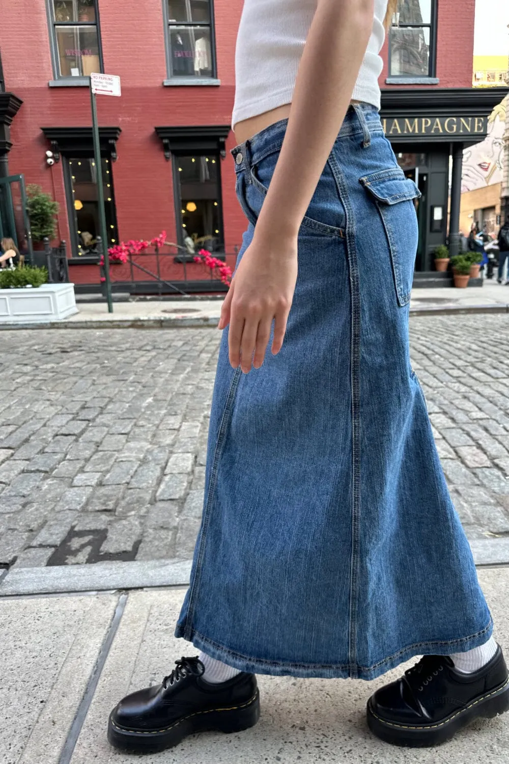 Kenzie 90's Denim Skirt