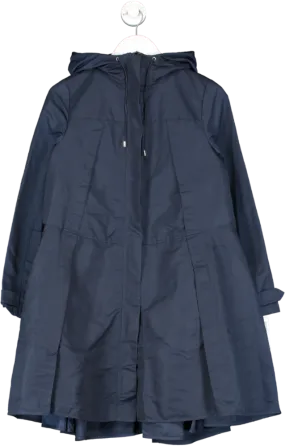 Lands' End Blue Hooded Raincoat UK 6