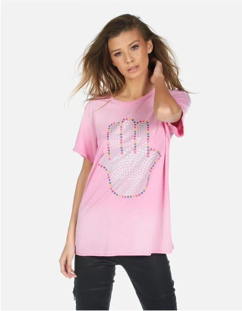 Lauren Moshi Wolf Hamsa Elements T-Shirt