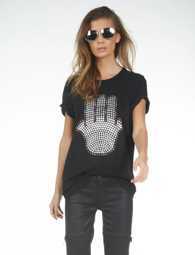 Lauren Moshi Wolf Hamsa Elements T-Shirt