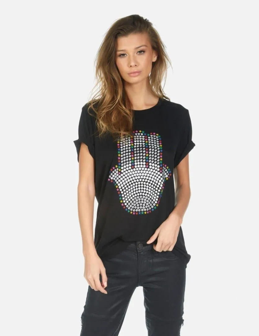 Lauren Moshi Wolf Hamsa Elements T-Shirt