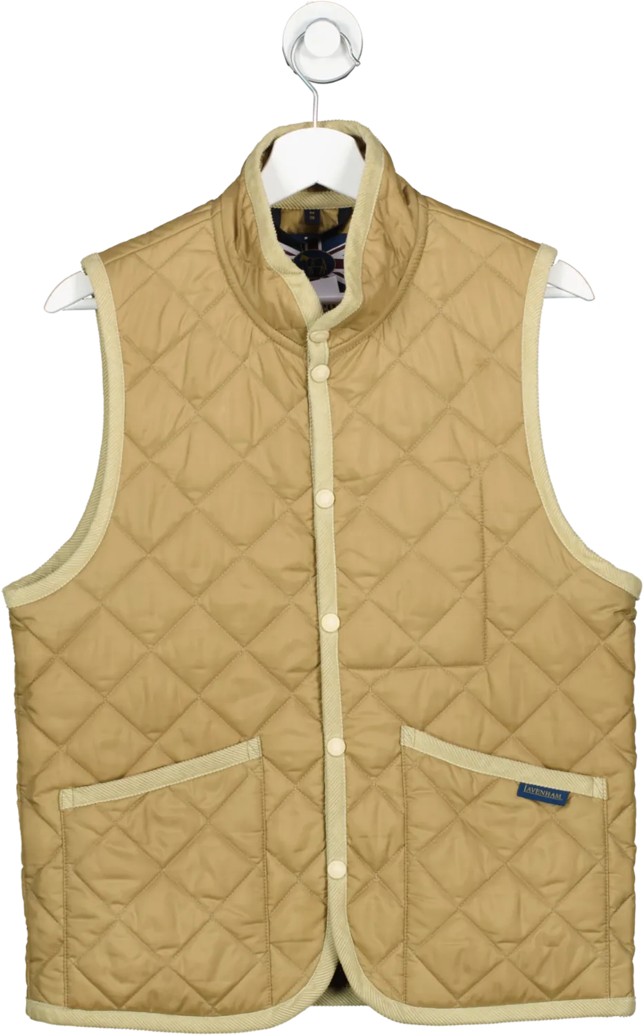 Lavenham Beige Mickfield Technical Gilet UK M