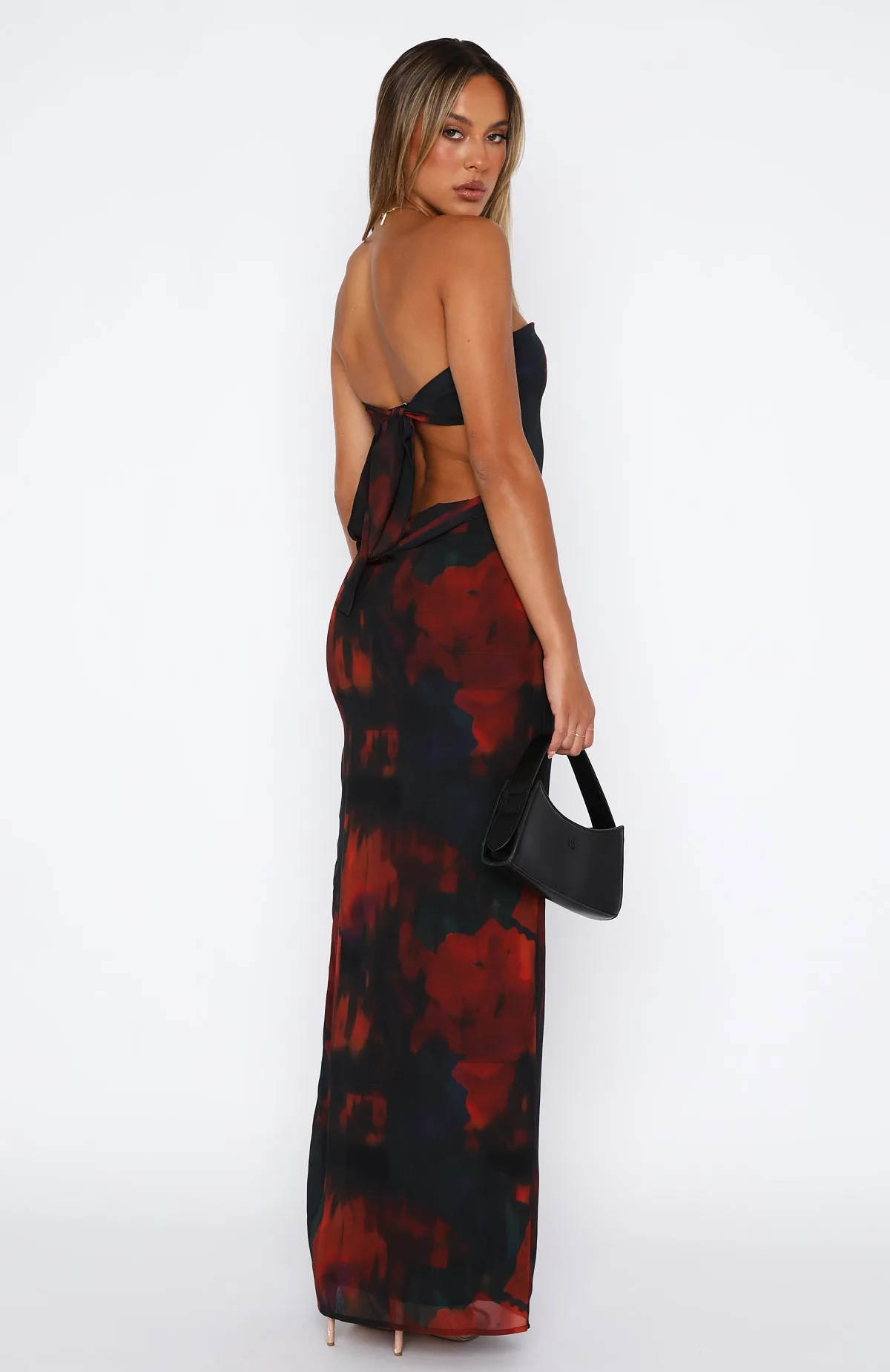 Leave You Alone Maxi Dress Deep Merlot