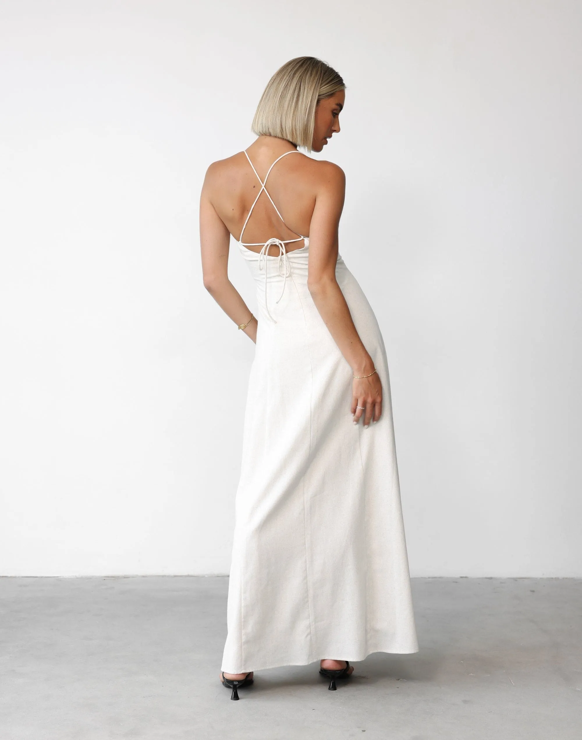 Madelyn Maxi Dress (Oat)