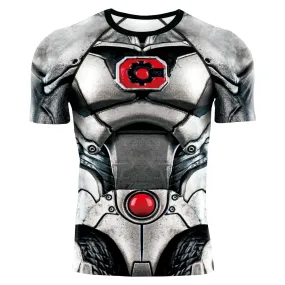 Men's 'Cyborg' Elite Short Sleeve Compression Rashguard Shirt