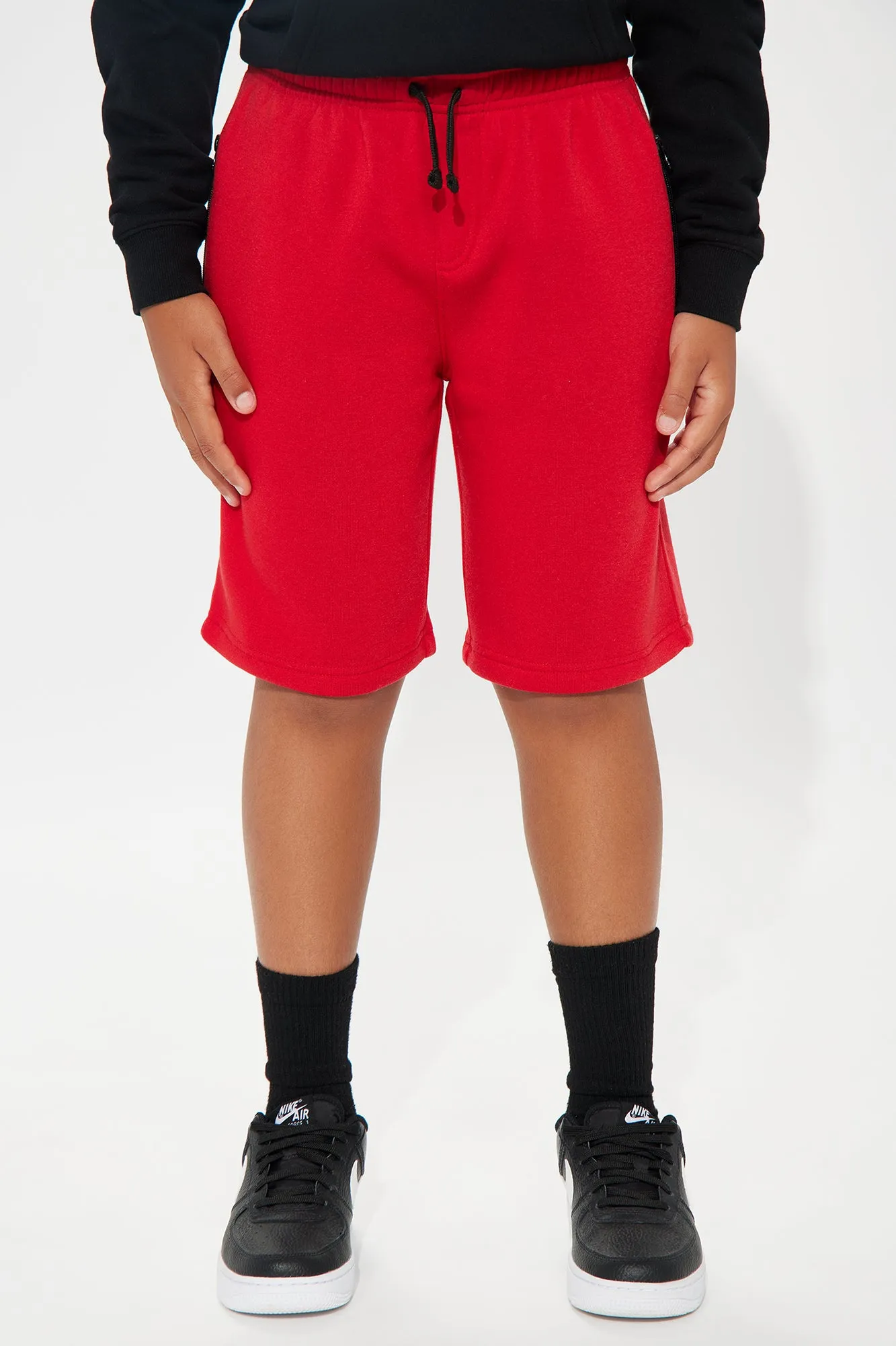 Mini Always Clean II Fleece Shorts - Red