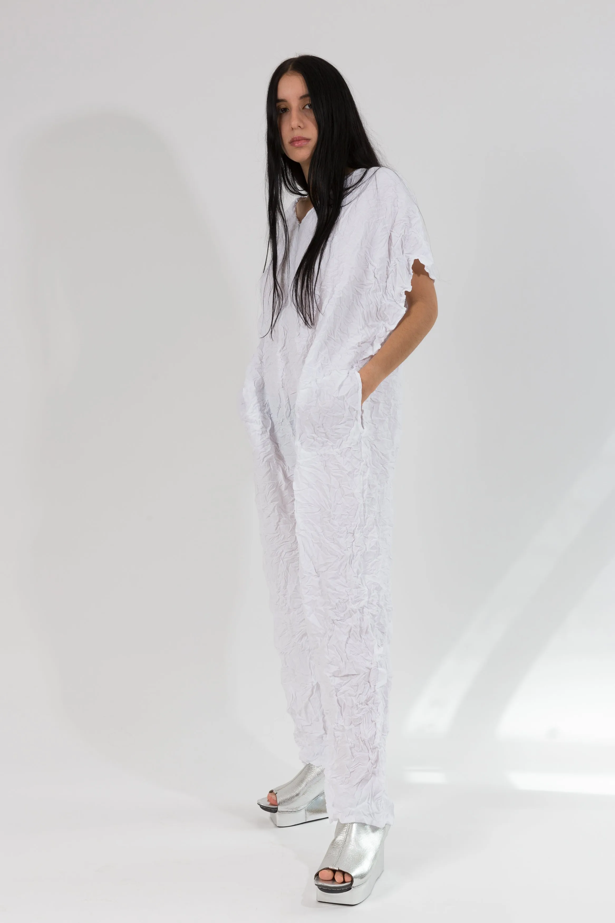 Moth Desert Jumpsuit | White