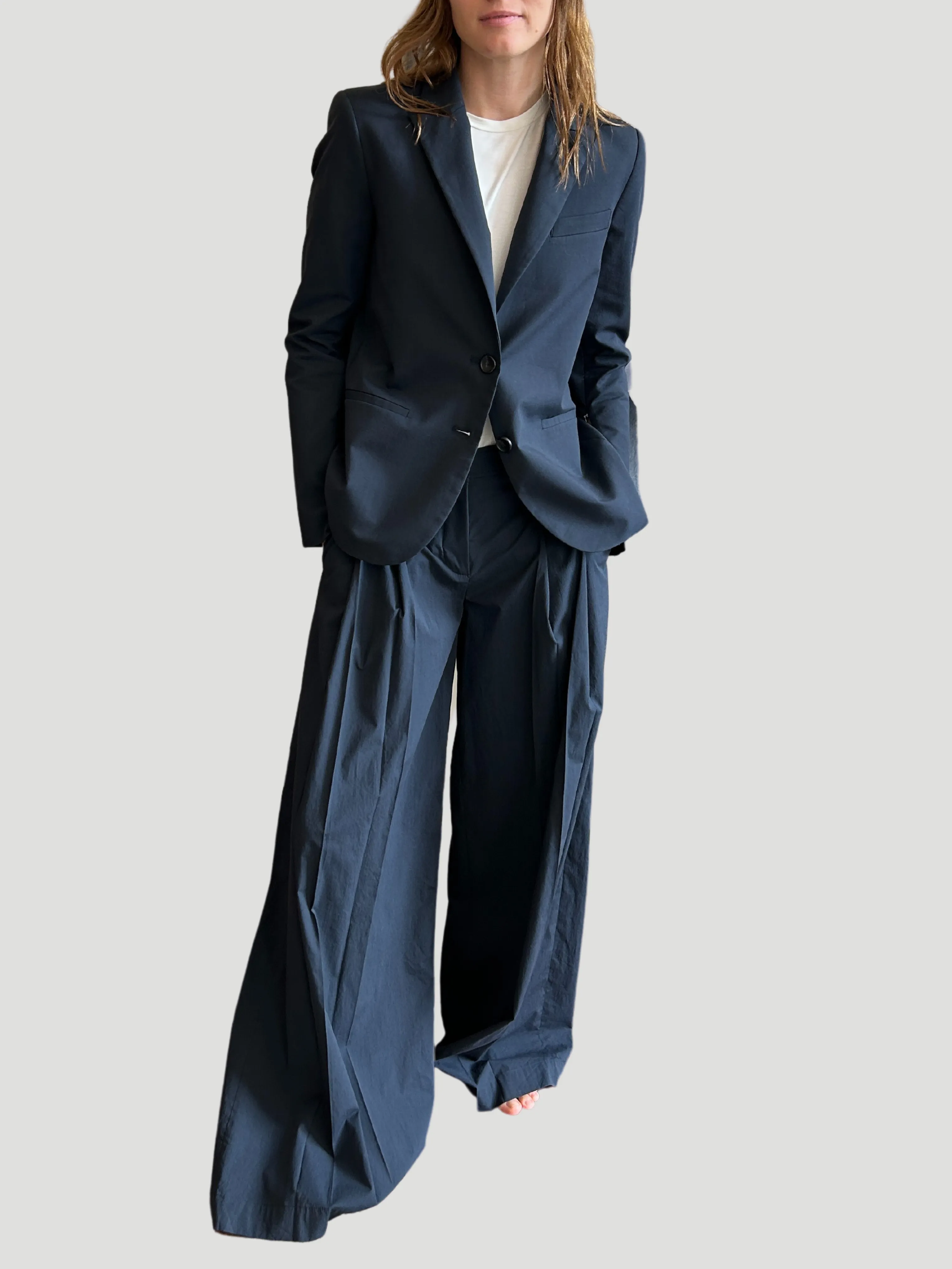 New Didi Navy Wide Leg Pant