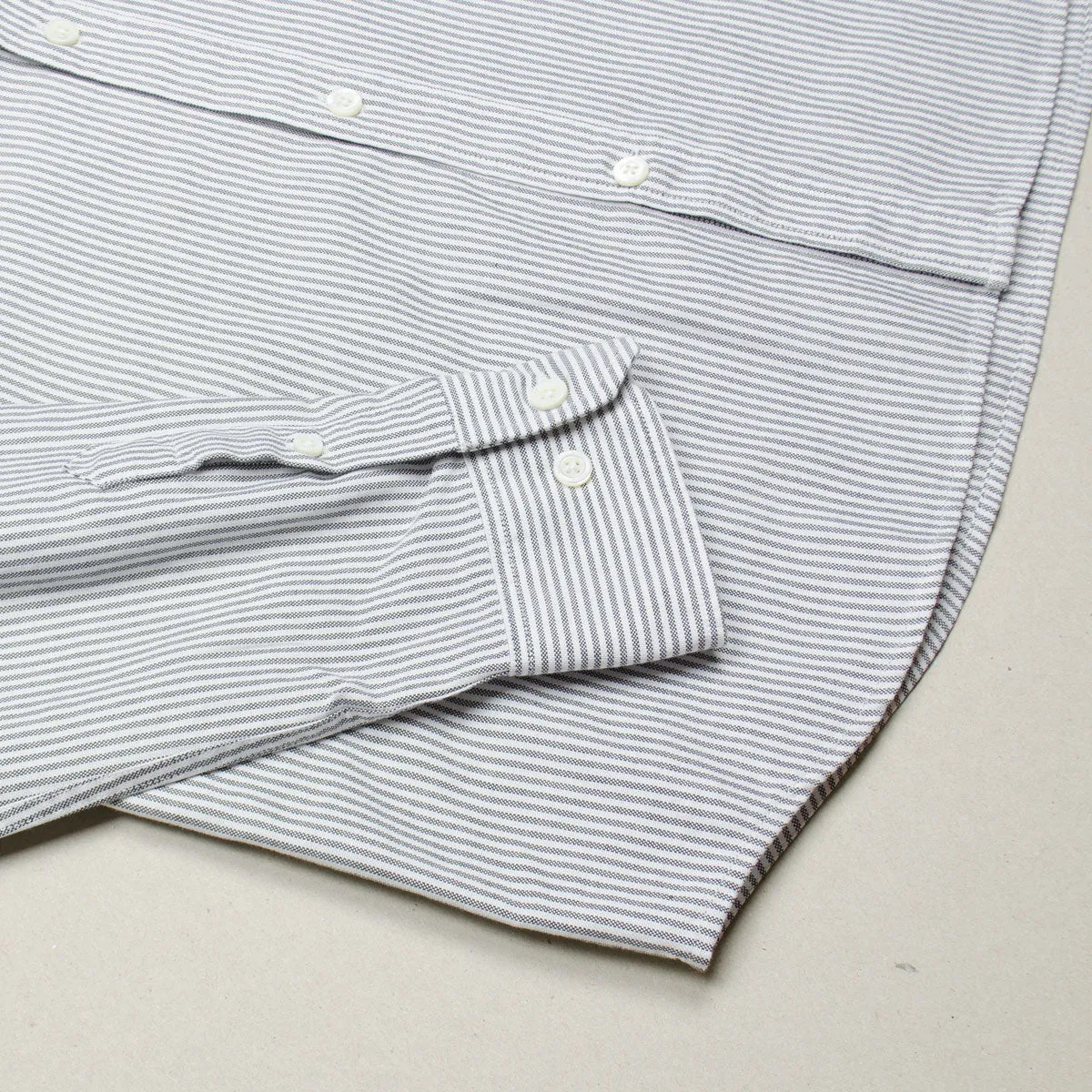 Norse Projects - Anton Oxford Shirt - Magnet Grey Stripe