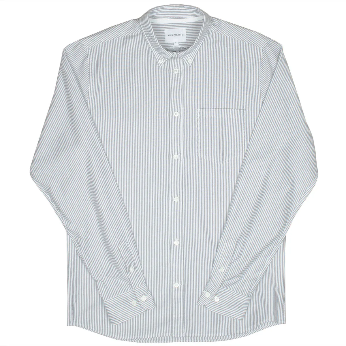 Norse Projects - Anton Oxford Shirt - Magnet Grey Stripe