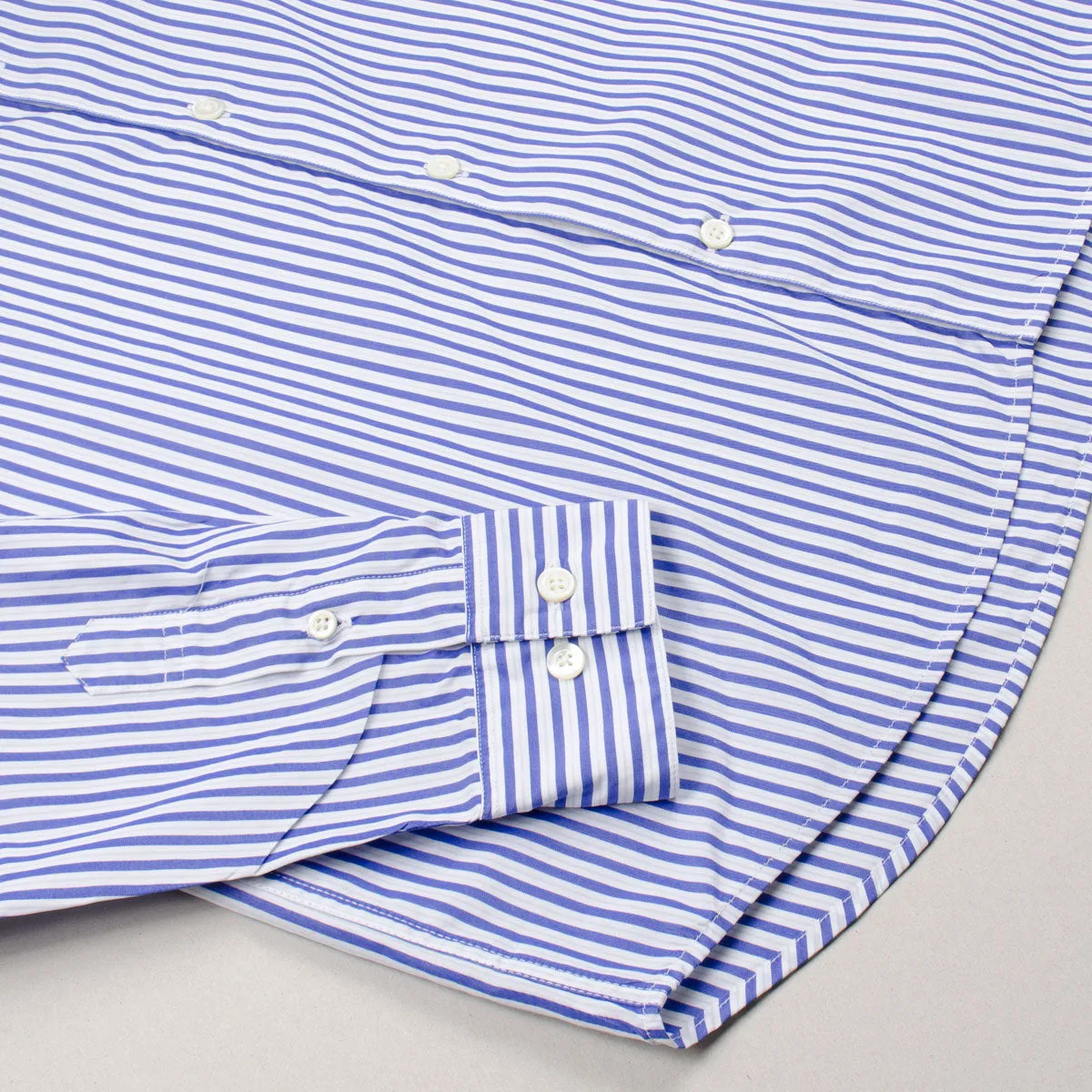 Norse Projects - Hans Classic Stripe Shirt - Blue/Grey Stripe