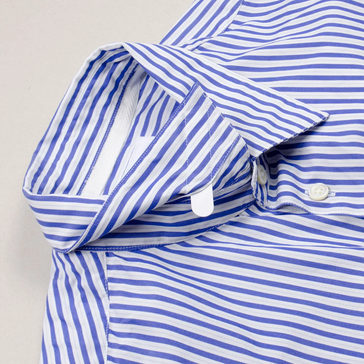 Norse Projects - Hans Classic Stripe Shirt - Blue/Grey Stripe