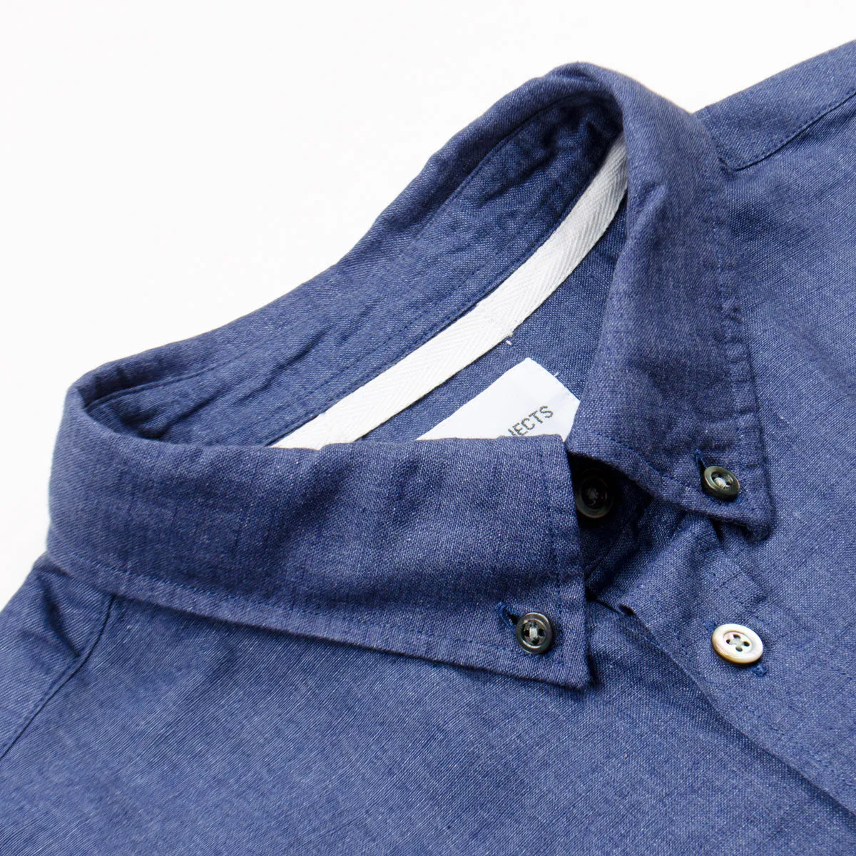 Norse Projects - Osvald BD Cotton Linen Melange Shirt - Dark Navy