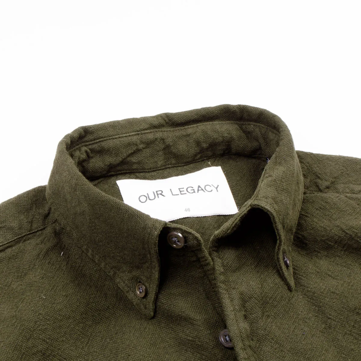 Our Legacy - 1950's Shirt - Dark Mudd H.A. Oxford