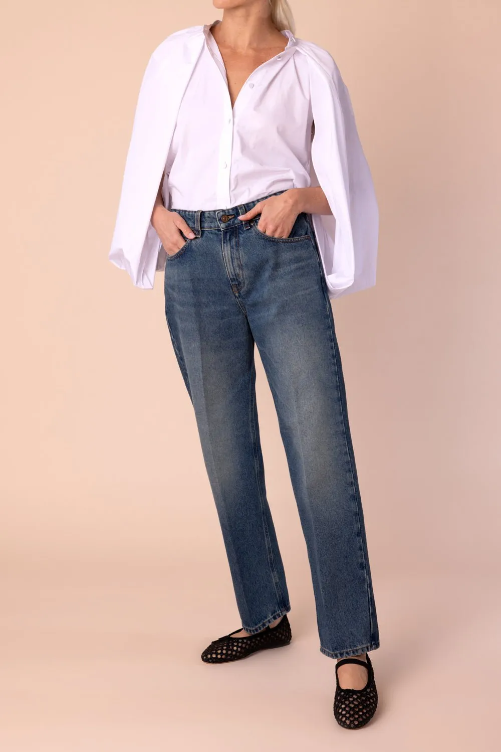 Relaxed Straight Leg Jean