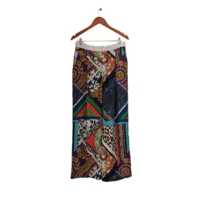 River Island Multi-colour Printed Wide Leg Pants | Brand New |