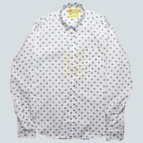 Sunny Bell Studios - Oxford Shirt - White Diamond Print