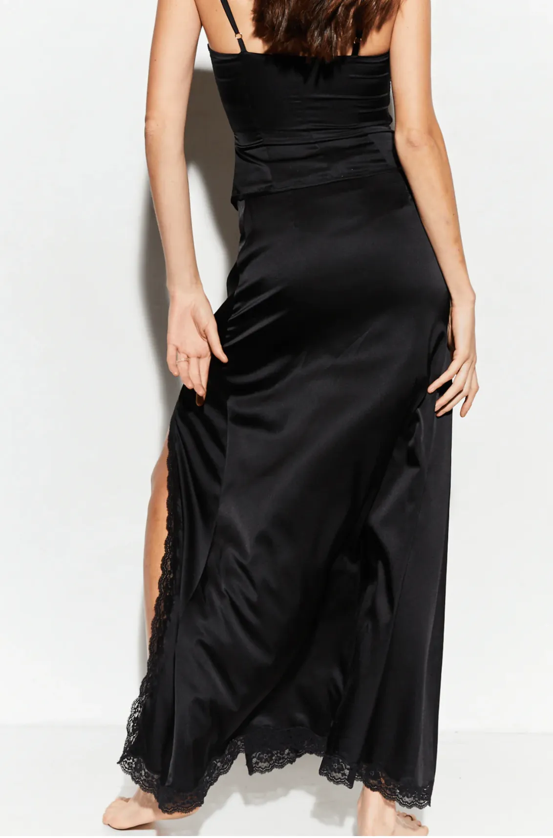 Vannina Vesperini :: Slit Skirt, Stretch Silk