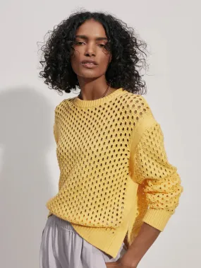 Varley Hains Knit Crew - Sunlight