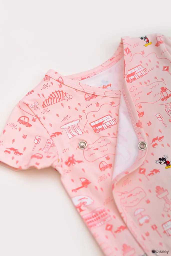 Wrap Onesie - Pink Road Trip Mickey