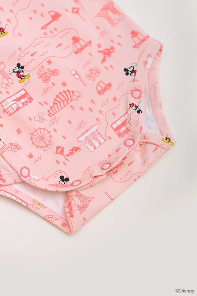 Wrap Onesie - Pink Road Trip Mickey